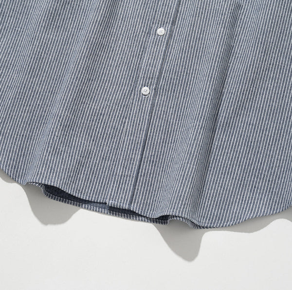 Stripe Pocket Shirt - Navy