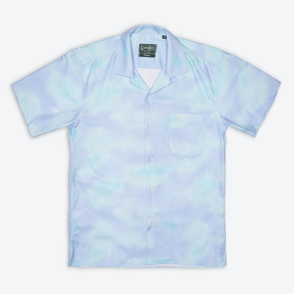 Cotton Candy Camp Shirt - Blue