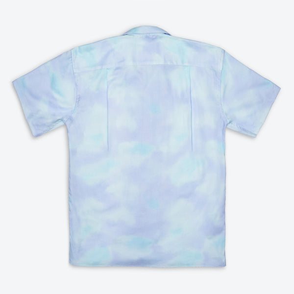 Cotton Candy Camp Shirt - Blue