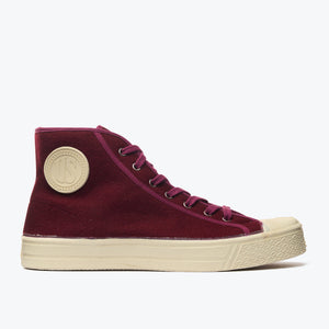 US Rubber Company - Military Felt High Top - Bordeaux -  - Main Front View
