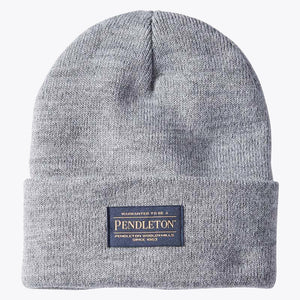 Pendleton - Pendleton Beanie - Light Grey Heather -  - Main Front View