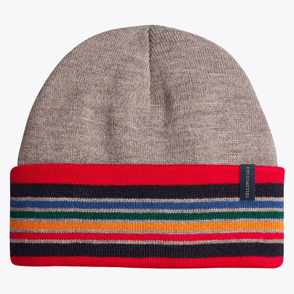 National Park Stripe Beanie - Yellowstone