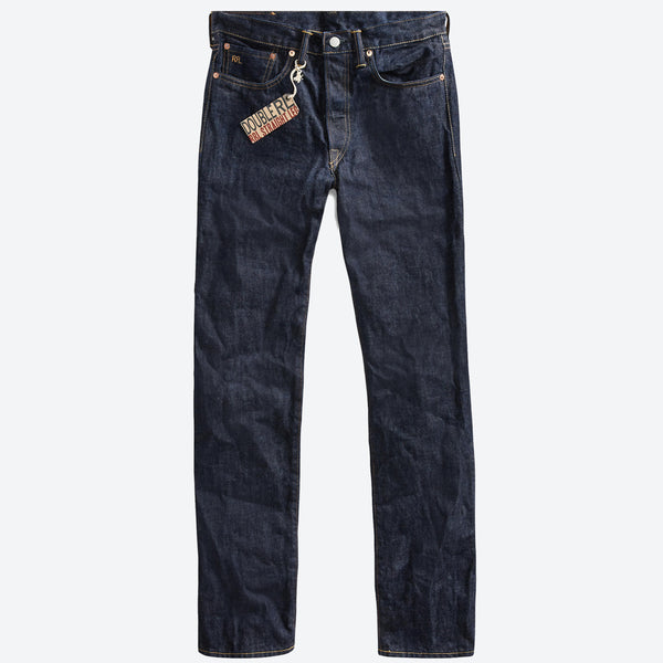 RRL STRAIGHT FIT ONCE- WASHED SELVEDGE JEAN