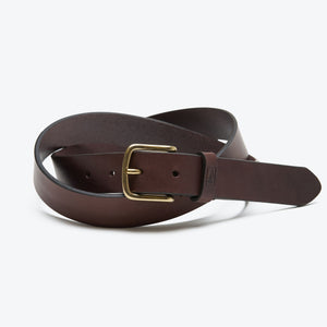 Arrow Moccasin Company - Classic Belt - Dark Brown -  - Main Front View