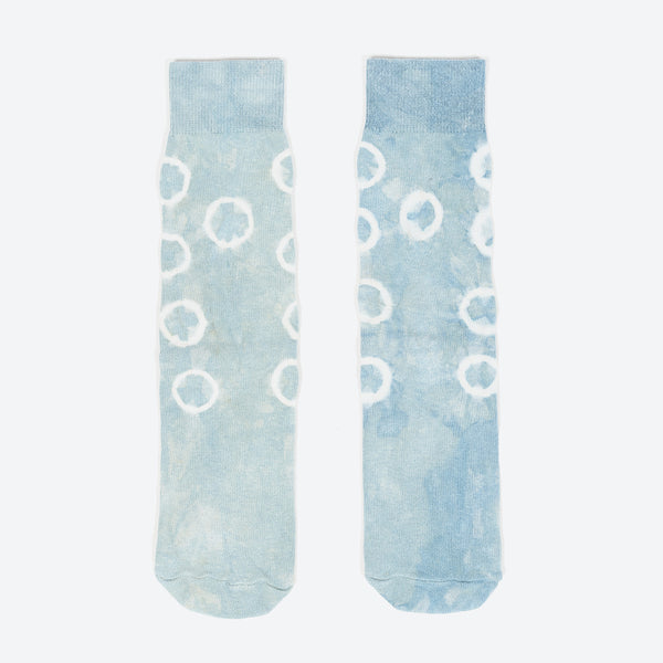 Dubbleware Socks - Indigo Shibori
