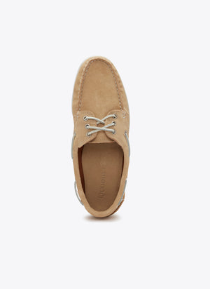 Quoddy - Downeast Boat Shoe - Sand Suede -  - Alternative View 1
