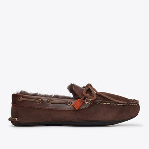 Quoddy - Fireside Slipper - Chocolate -  - Main Front View