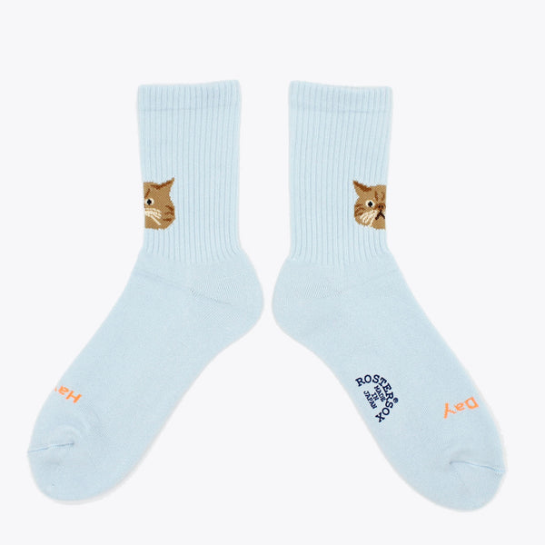 Cat Socks - Blue