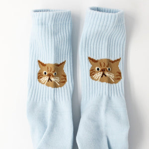 Rostersox - Cat Socks - Blue -  - Alternative View 1