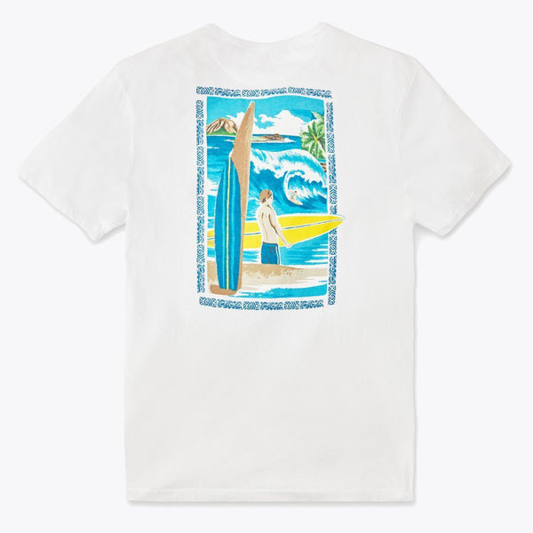 Surfin' 808 T-Shirt - White