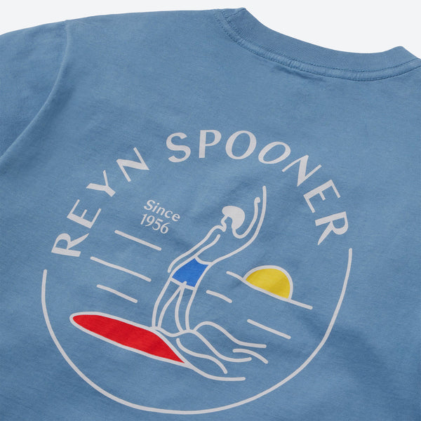 SMOOTH SURFIN' GRAPHIC TEE - SLATE