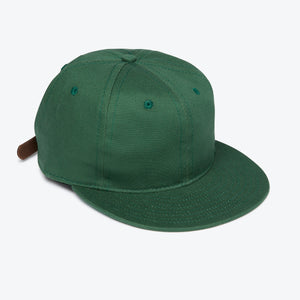 Ebbets Field Flannels - Unlettered Cotton Ballcap - Forest Green -  - Main Front View