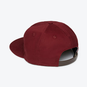 Ebbets Field Flannels - Unlettered Cotton Ballcap - Burgundy - Unlettered Cotton Ballcap - Burgundy - Alternative View 1