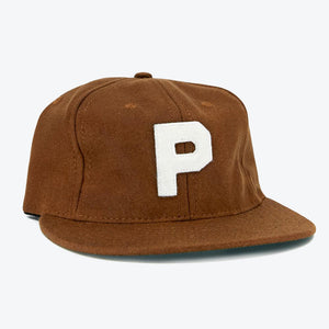 Ebbets Field Flannels - PARIS RED PEPPERS 1946 VINTAGE BALLCAP - LIGHT BROWN -  - Main Front View