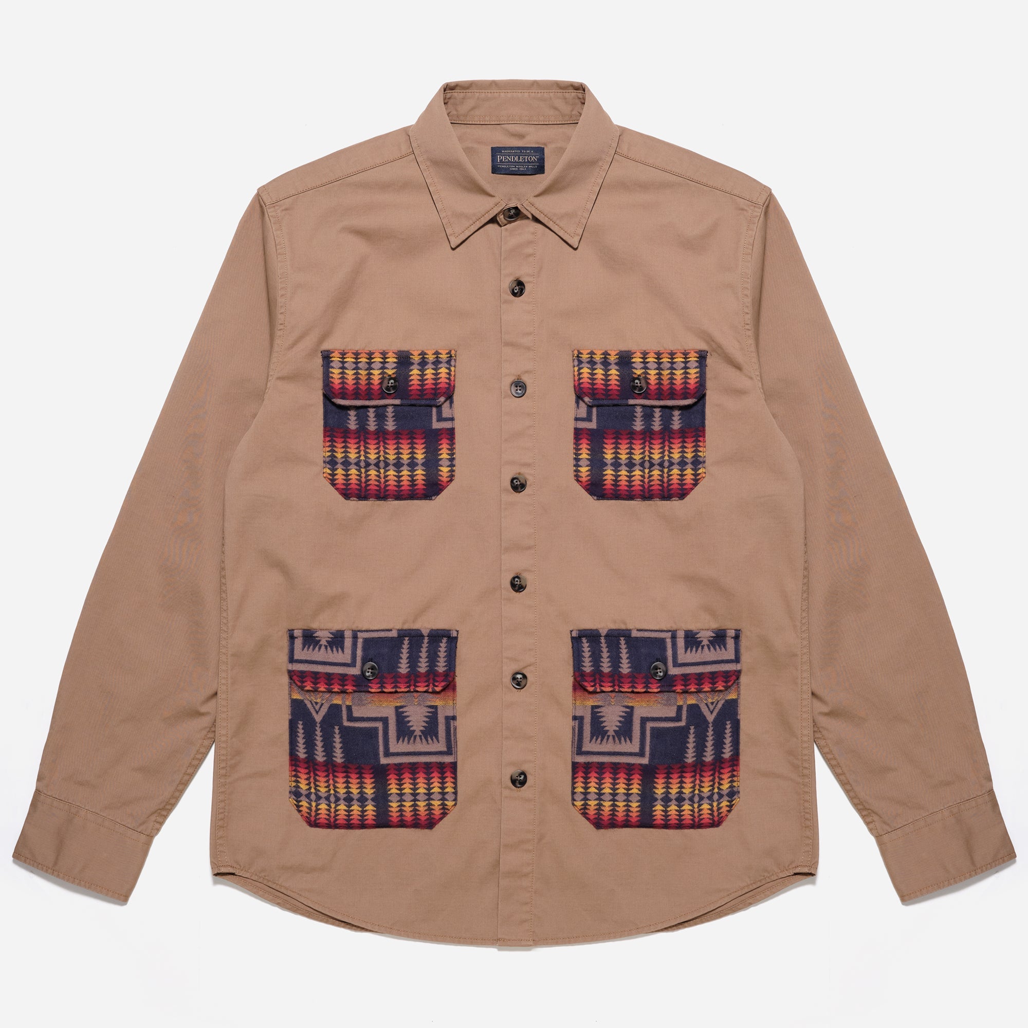 Pendleton HUNTING EXPLORER SHIRT (THE HARDING CAPSULE) - KHAKI