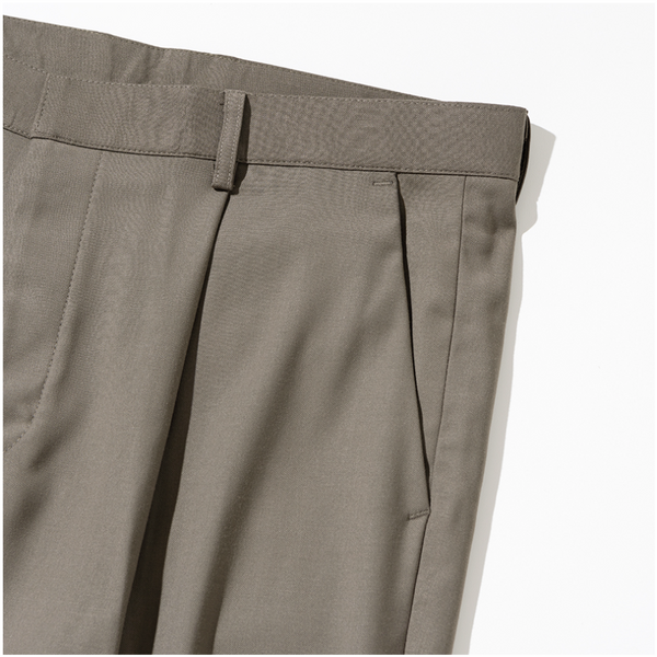 Wide Slack Pant - Beige