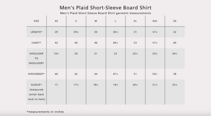 Board Shirt/Short Sleeve - Grey Mix/Gold Plaid