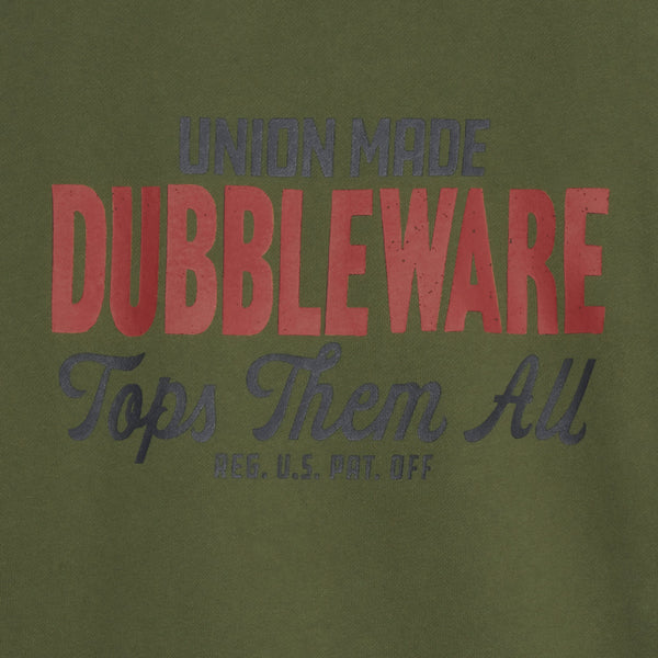 Tops Them All Sweatshirt - Military Green