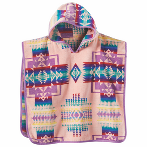 Pendleton Chief Joseph Hooded Baby Towel - Pink - The Great Divide