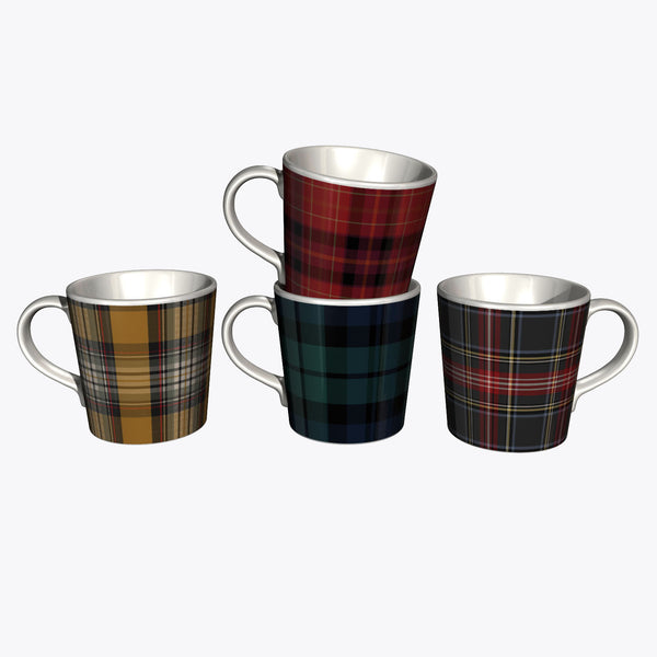 Ceramic Mug Sets - Tartan Collection