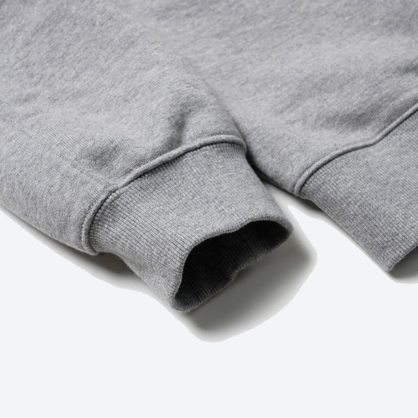 Collar Half Zip Sweatshirt - Grey