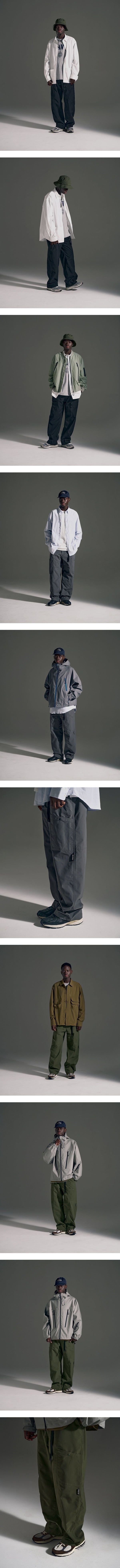 Six Strap Pants - Grey
