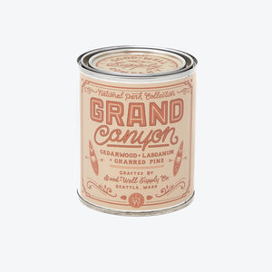 Good and Well Supply Co - 8oz National Park Soy Candles - Grand Canyon -  - Main Front View