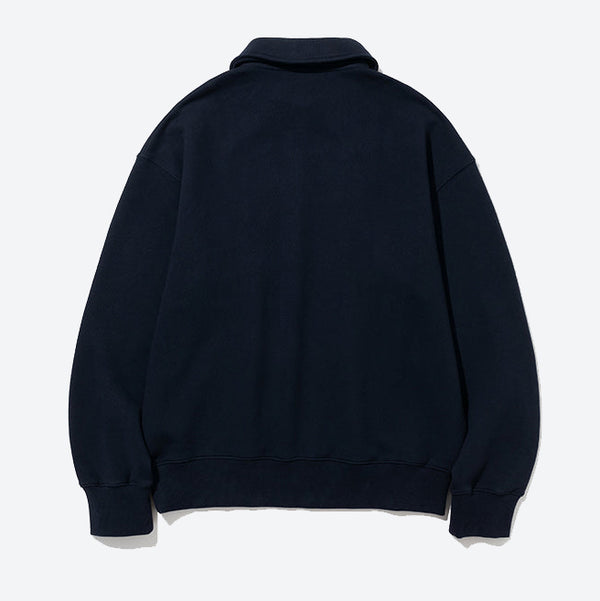 Half Zip Up Sweatshirt - Navy