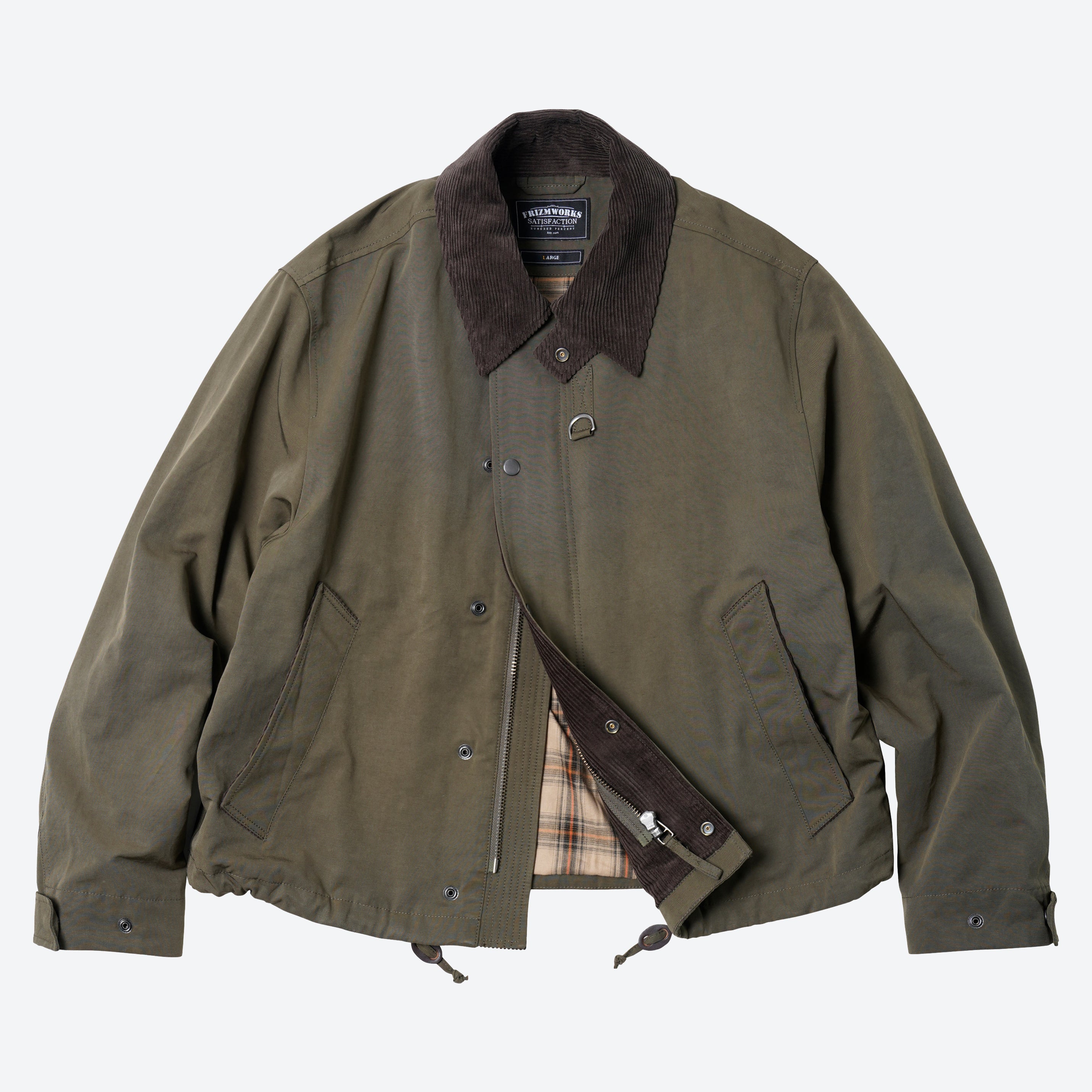 ジャケット・アウター Heritage Duck Down olive brown S Frizmworks HERITAGE HUNTING JACKET - OLIVE - The Great Divide