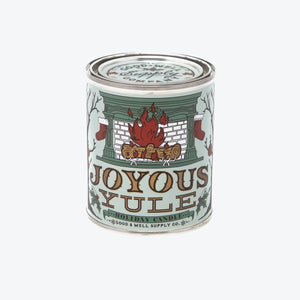Good and Well Supply Co - Seasons Greetings Holiday Candle Collection - Joyous Yule -  - Main Front View