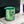 Load image into Gallery viewer, Titanium Double Wall 450 Coloured Mug - Green
