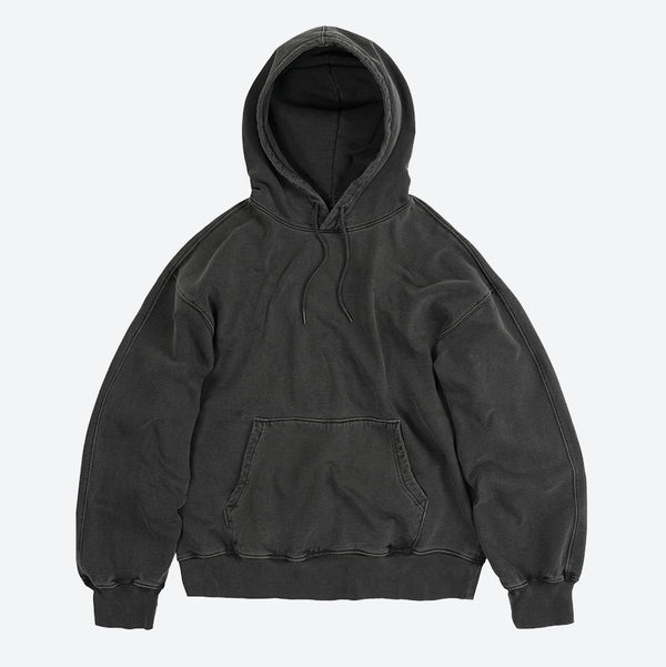 OG PIGMENT DYEING HOODY  - CHARCOAL