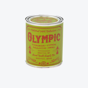 Good and Well Supply Co - 8oz National Park Soy Candles - Olympic -  - Main Front View
