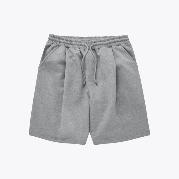 One Tuck Sweat Shorts - Gray