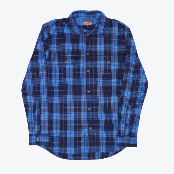 Milton Plaid Shirt - Blue / Navy