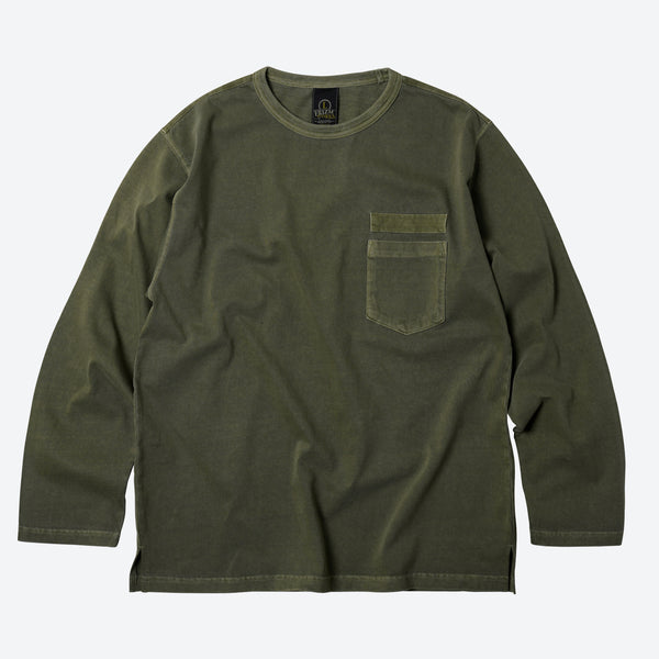 PIGMENT DYEING MIL TEE - OLIVE GREEN