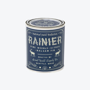 Good and Well Supply Co - 8oz National Park Soy Candles - Rainier -  - Main Front View
