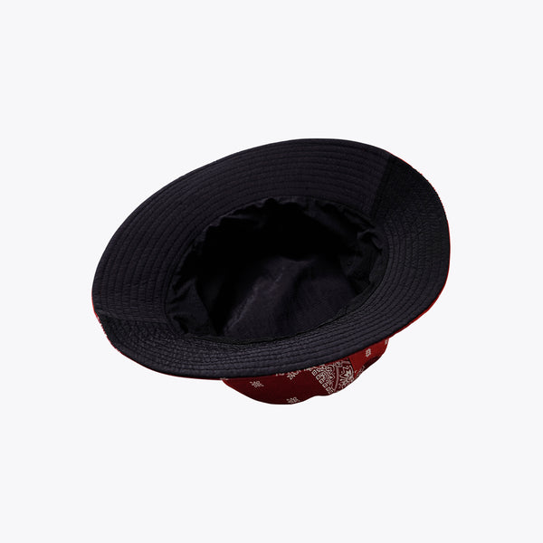 Reversible Bucket Hat - Red Bandana