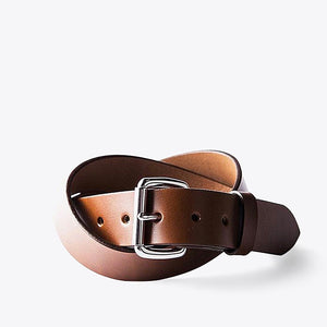 Tanner Goods - Standard Belt - Cognac / Stainless -  - Main Front View